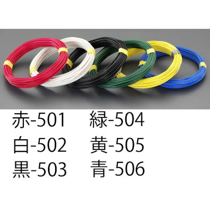 ESCO 1.6mmx 20m IV電線(単線/緑) EA940AT-504 4548745980646(CDC)【別送品】