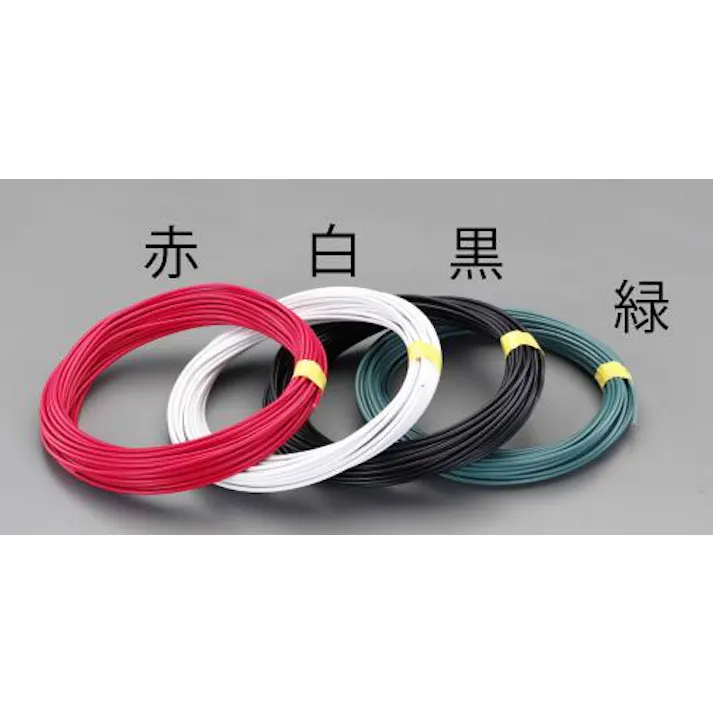 ESCO 2.0mmx 50m IV電線(単線/赤) EA940AT-551 4548745982121(CDC)【別送品】