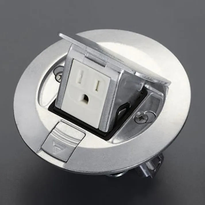 パナソニック(Panasonic) 125V/15A フロアーコンセント/丸型(1口/アース付) EA940CE-502 4548745985856(CDC)【別送品】