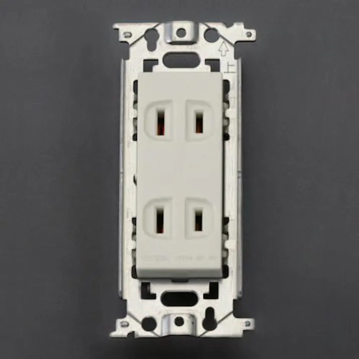 パナソニック(Panasonic) 125V/15A 埋込コンセント(2口) EA940CE-111 4548745991772(CDC)【別送品】