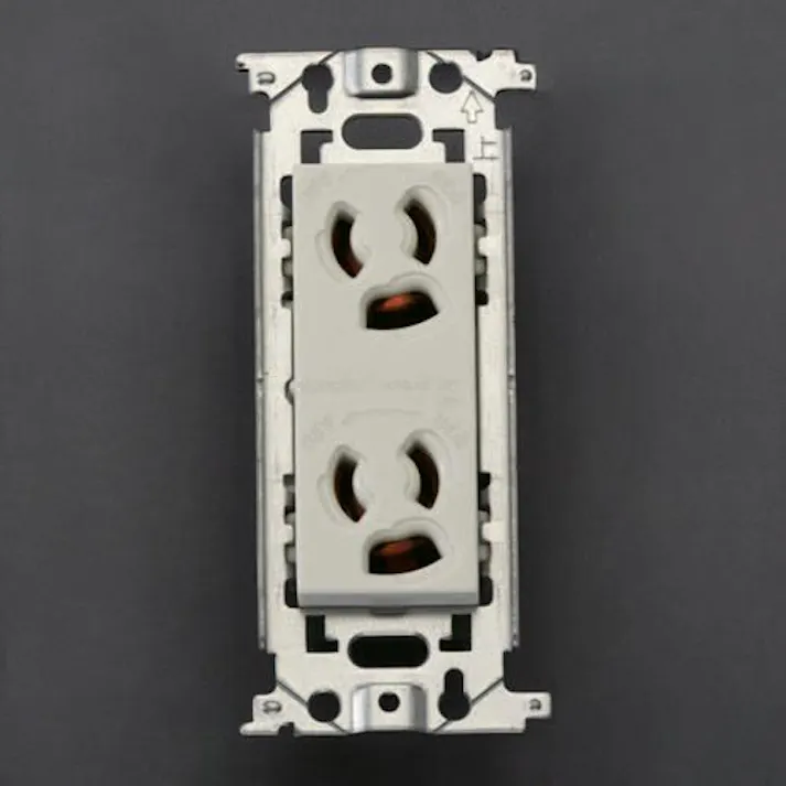 パナソニック(Panasonic) 125V/15A 埋込コンセント(2口/抜止・接地付) EA940CE-115 4548745992861(CDC)【別送品】