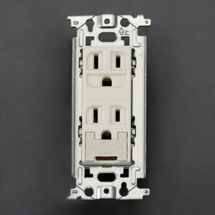 パナソニック(Panasonic) 125V/15A 埋込コンセント(2口/接地・アース付) EA940CE-124 4548745992878(CDC)【別送品】