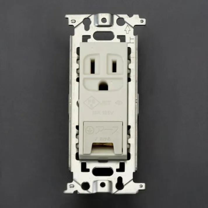 パナソニック(Panasonic) 125V/15A 埋込コンセント(1口/接地・アース付) EA940CE-122 4548745992885(CDC)【別送品】
