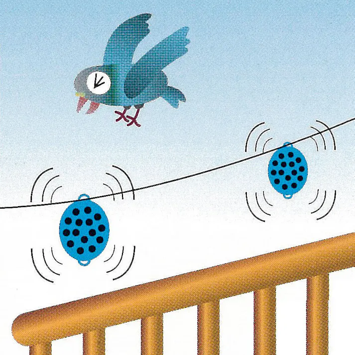 ミツギロン 鳥忌避磁石(2個) EA941-91 4550061020043【別送品】