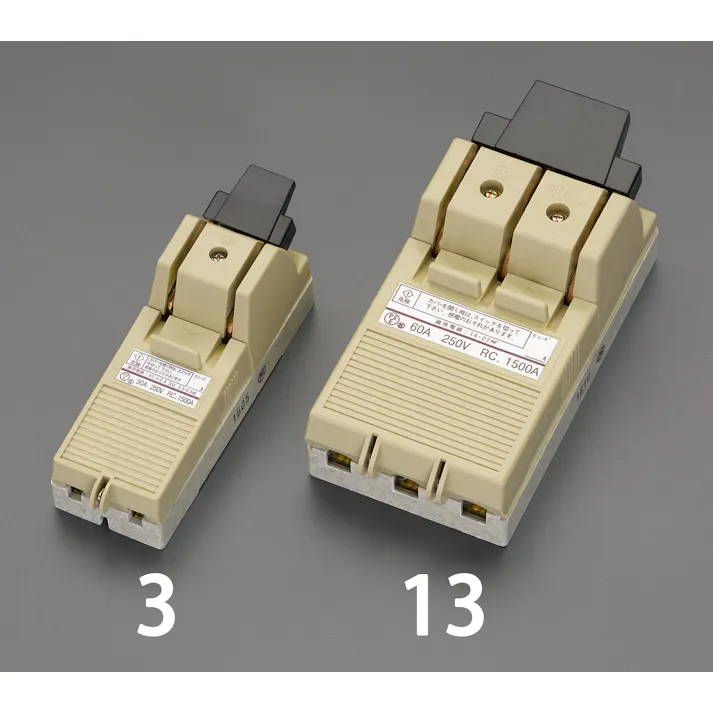 河村電器産業 カバースイッチ(爪付ヒューズ用) 150A/2極 EA940NR-6 4550061022702【別送品】