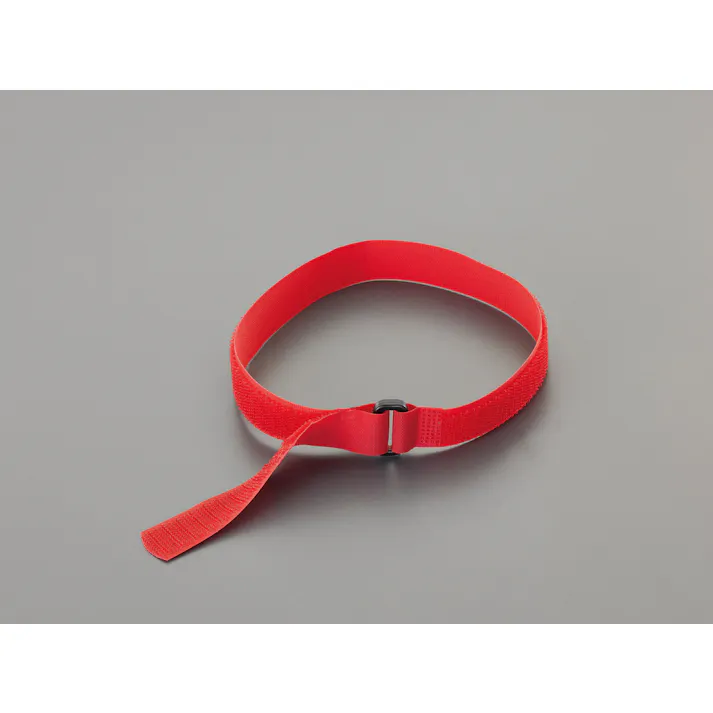 ESCO 20x 600mm 結束マジックバンド(赤) EA944MA-425 4550061051979(CDC)【別送品】