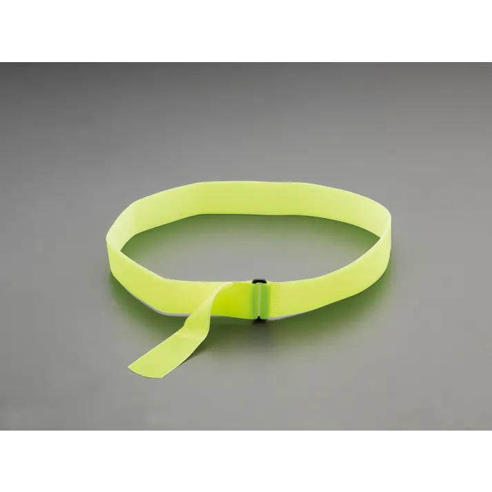 ESCO 50x1600mm マジック認識バンド(蛍光イエロー) EA944M-144 4550061068274(CDC)【別送品】