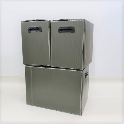 ESCO 456x323x325mm/A3 プラダンBOX(マジックテープ付) EA911BD