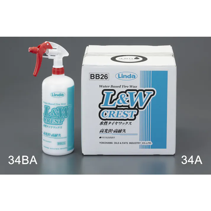 横浜油脂工業(Linda) タイヤ&レザーワックス 1.0L EA922AB-34BA 4550061091289【別送品】