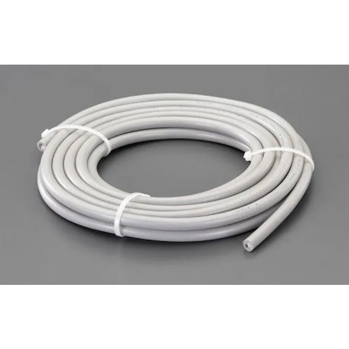 ESCO 1.25m平方mx50m/2芯 ビニールキャブタイヤケーブル EA940AG-608C 4550061091968(CDC)【別送品】