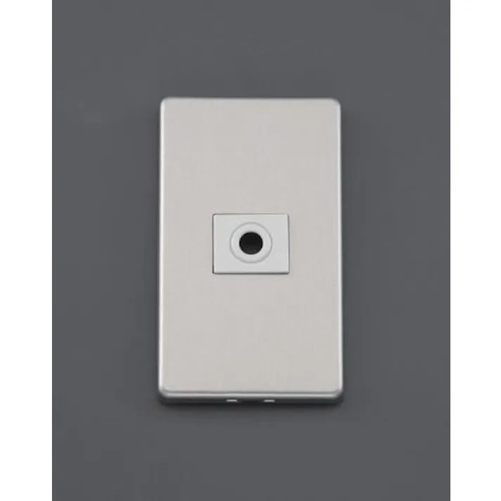 パナソニック(Panasonic) 電話線プレート(1口・メタル製) EA940CE-666A 4550061098493(CDC)【別送品】