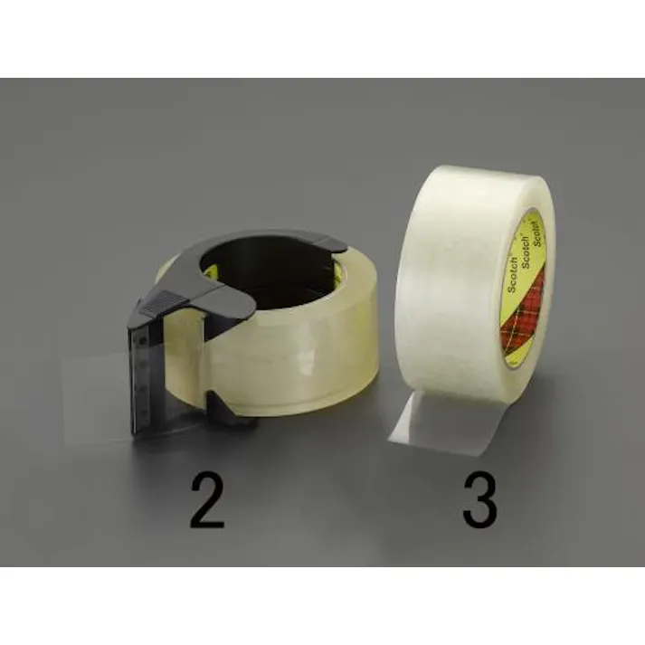 3M 48mmx50m 梱包用透明テープ(カッター付) EA943KD-2 4550061220009(CDC)【別送品】