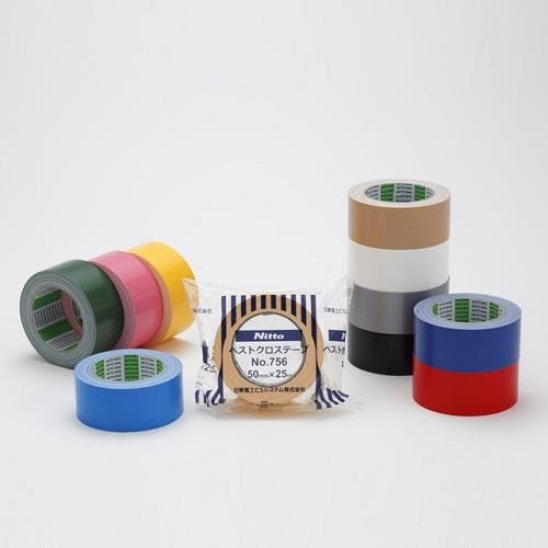 布粘着テープ(黒) 38mmx25m EA944NA-62 4550061238905【別送品】