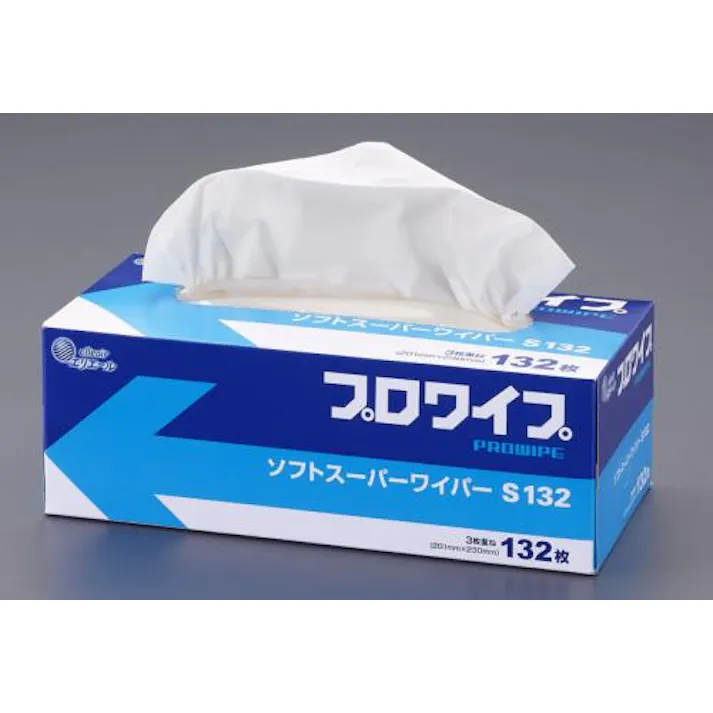 ESCO 201x230mm 工業用ワイパー(132枚) EA929AE-61 4550061381625(CDC)【別送品】