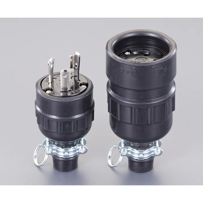明工社 防水型コネクター(接地2P) AC250V/20A EA940BT-17 4550061382332【別送品】