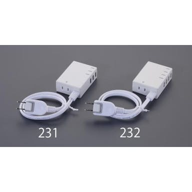 エレコム AC125V/14A タップ(USBポート4個付) EA940CD-232 4550061382493(CDC)【別送品】