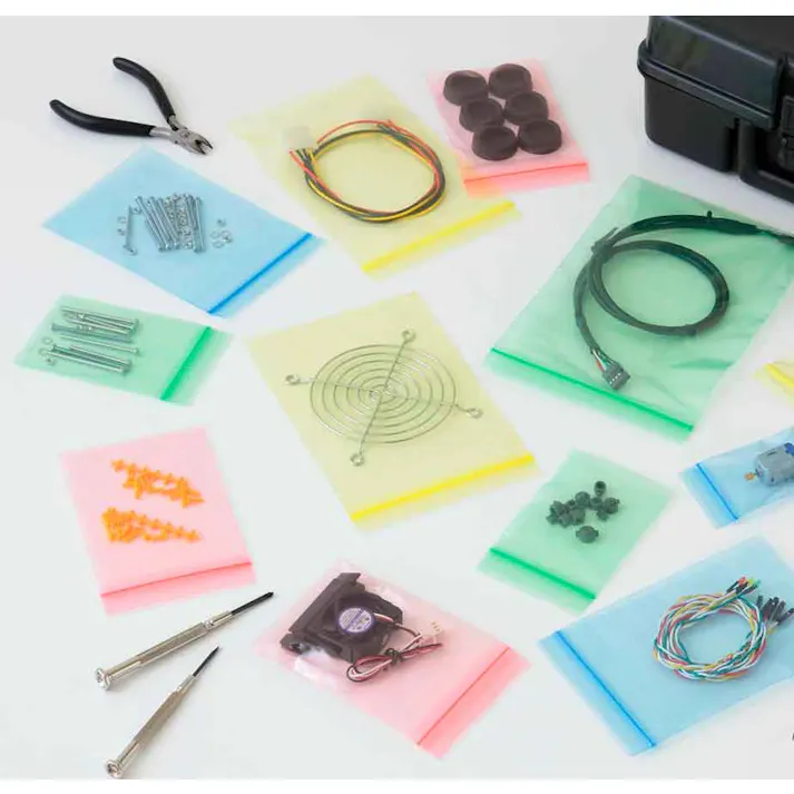 生産日本社(セイニチ) ポリ袋(チャック付/青/300枚) 50x70mm EA944C-601 4550061383681【別送品】