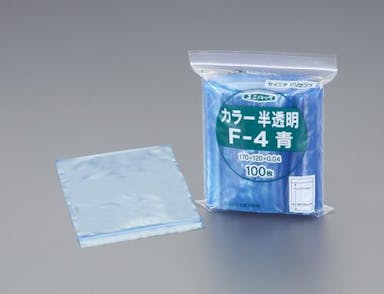 生産日本社(セイニチ) 60x85mm   ポリ袋(チャック付/青/300枚) EA944C-602 4550061383698(CDC)【別送品】