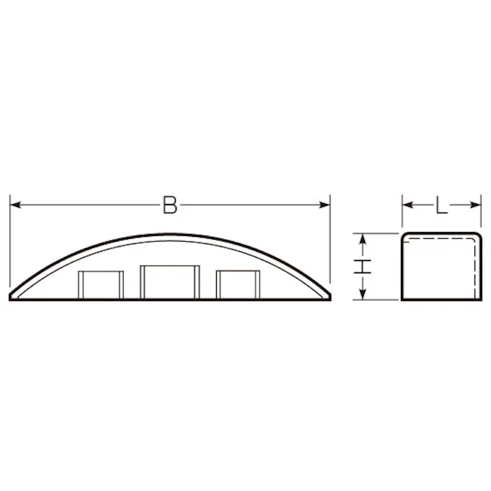 未来工業 160mm ワゴンモールエンド(グレー) EA947HM-28E 4550061384756(CDC)【別送品】