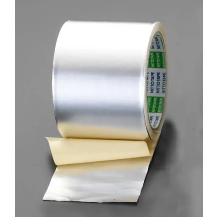 ESCO 75mmx50m 粘着テープ(アルミ箔) EA944SC-3A 4550061432105(CDC)【別送品】