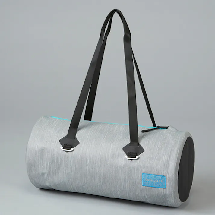 ZULUPACK ダッフルバッグ(防水/グレー) φ220x470mm/16L EA927GA-62 4550061468425【別送品】