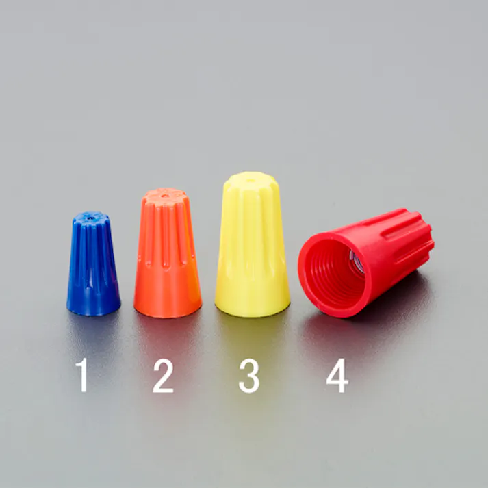 ワイヤーコネクター(橙/10個) 1.25-2.0平方ミリメートル EA946TA-2 4550061566671【別送品】
