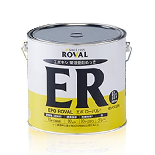 ローバル(ROVAL) 錆止め塗料[油性](耐熱/グレー) 5.0kg EA942DR-32 4550061585856【別送品】