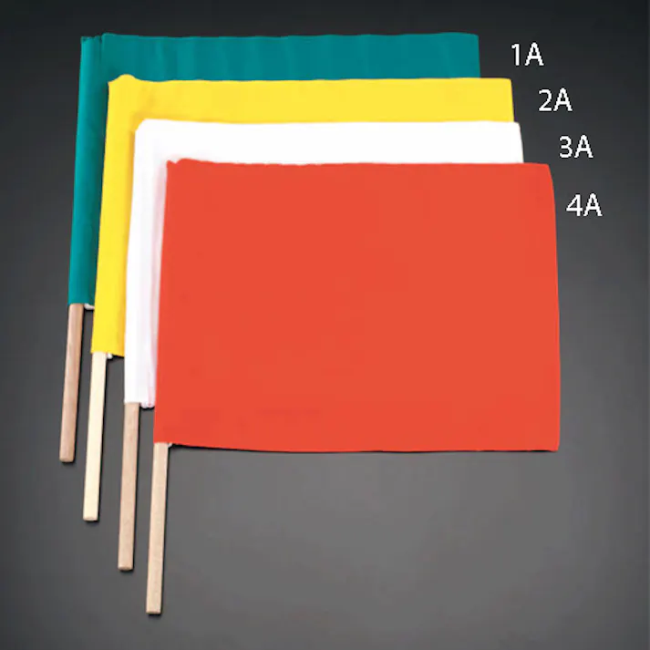 手旗(緑) 300x420mm EA916XL-1A 4550061632949【別送品】