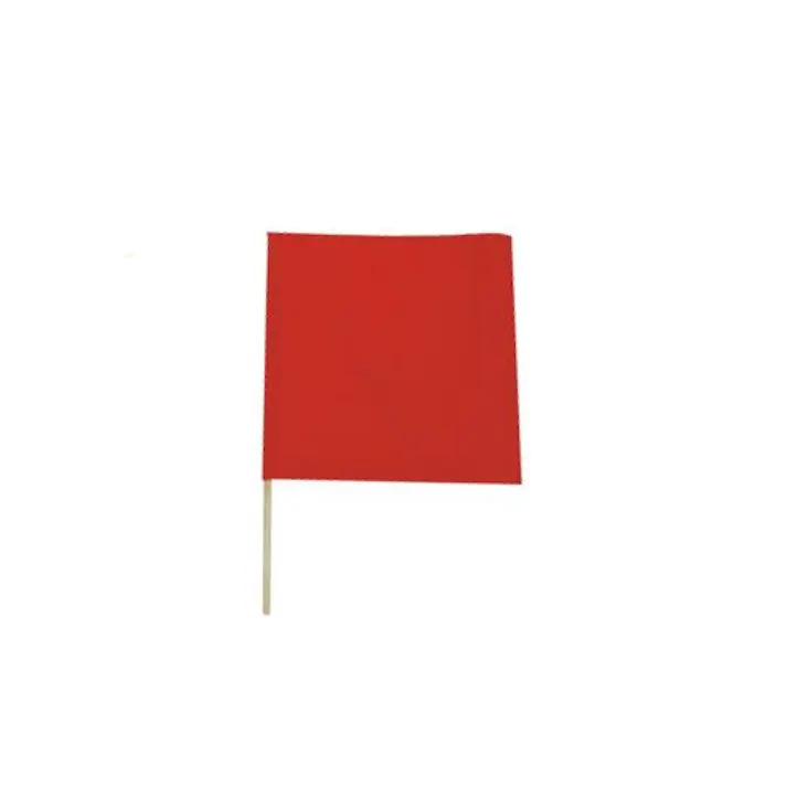 ESCO 450x450mm 手旗(赤) EA916XL-16A 4550061633007(CDC)【別送品】