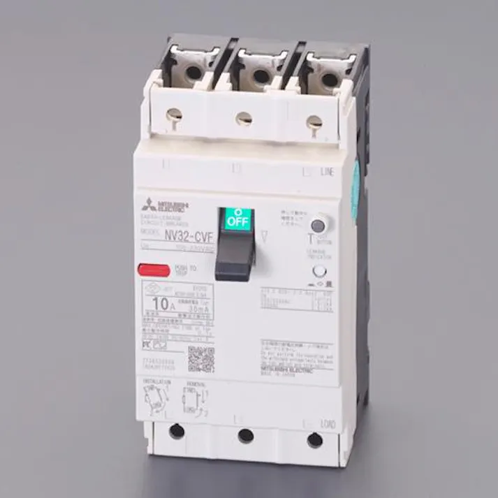三菱電機 AC100-230V/ 15A/3極 漏電遮断器(フレーム30) EA940MN-3A 4550061670897(CDC)【別送品】