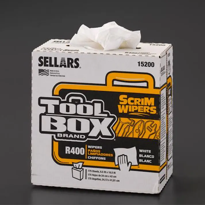 工業用ワイパー(艶出し/175枚/8箱) 241x419mm EA929AC-56B 4550061745793【別送品】