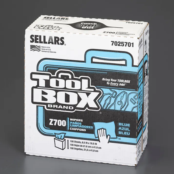 工業用ワイパー(特厚/100枚/8箱) 216x420mm EA929AC-38B 4550061746523【別送品】