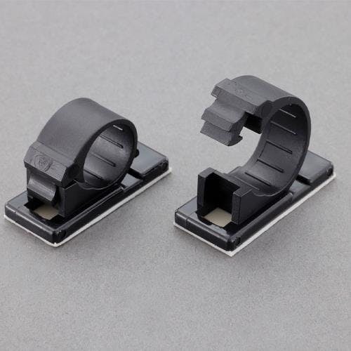 ケーブルクランプ(粘着付/10個) 5.5mm EA947FA-105A 4550061760543【別送品】