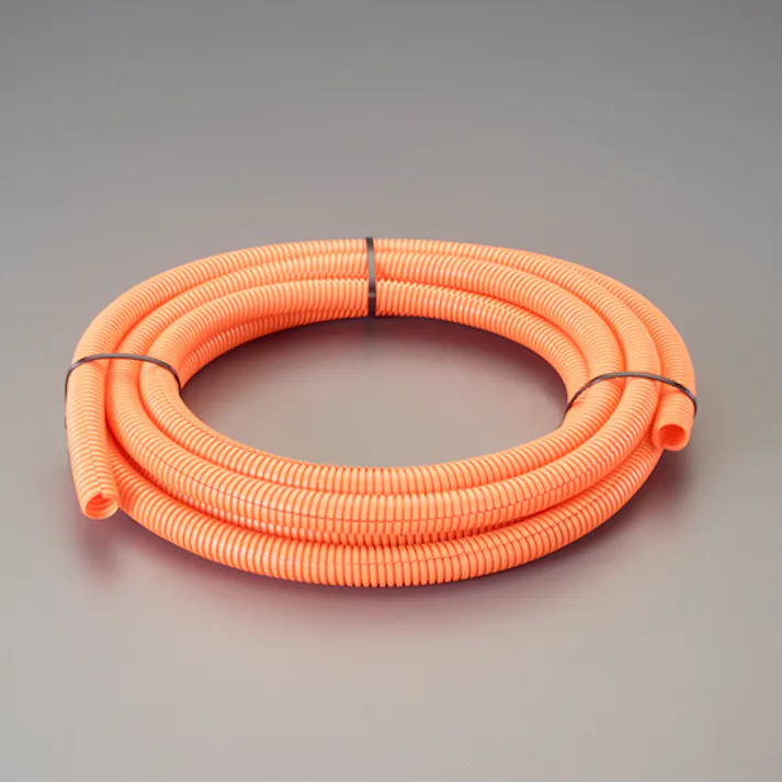 デンカエレクトロン コルゲートチューブ(橙) 20.5mmx5m EA944BV-219 4550061797402【別送品】