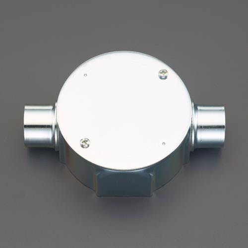 パナソニック(Panasonic) 丸形露出ボックス(直線2方出/薄鋼用) C31 EA940CS-643 4550061835500【別送品】