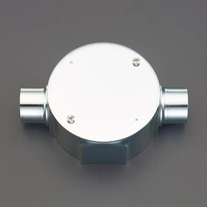 パナソニック(Panasonic) 丸形露出ボックス(直線2方出/薄鋼用) C31 EA940CS-643 4550061835500【別送品】