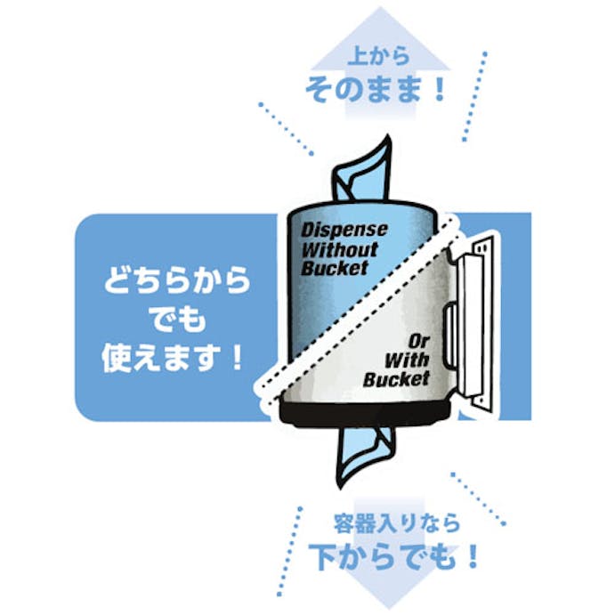 ESCO  254x305mm 工業用ワイパー(詰替え用) EA929AC-48A 4550061847725(CDC)【別送品】