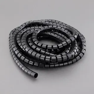 ESCO 25mmx5m スリットチューブ(黒) EA944BX-124 4550061852125(CDC)【別送品】