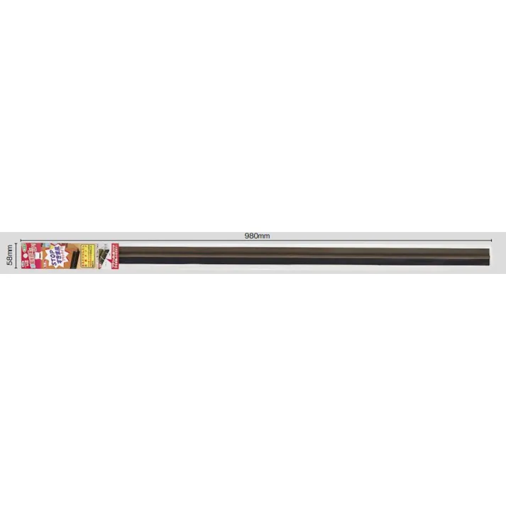 すきま風遮断シート(ブラシ型/ブロンズ) 35x915mm EA944KD-71 4550061871454【別送品】