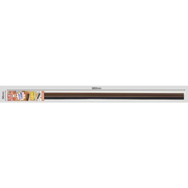 ESCO 35x915mm すきま風遮断シート(ブラシ型/茶) EA944KD-73 4550061871478(CDC)【別送品】