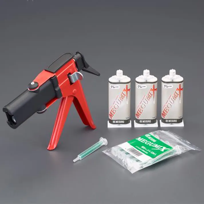 ESCO ウレタン接着剤キット(3分型/速乾・万能/グレー色) EA934BD-2 4550061913994(CDC)【別送品】