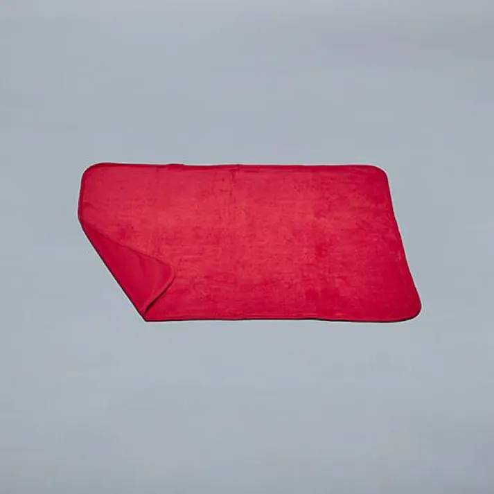スムースフリースブランケット(レッド) 650x900mm EA915DB-137 4550061920459【別送品】