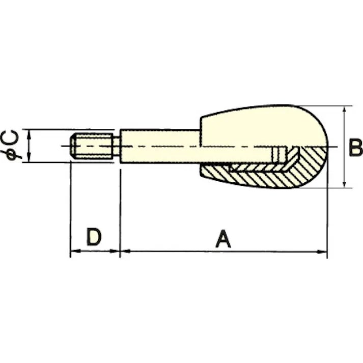 イマオコーポレーション M10x125mm フェノールグリップ(ステンレス製) EA948CF-28 4518340078307(CDC)【別送品】