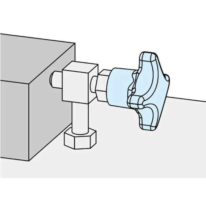 イマオコーポレーション 雌ねじノブ M12x22mm/φ63mm EA948BX-13 4518340087842【別送品】