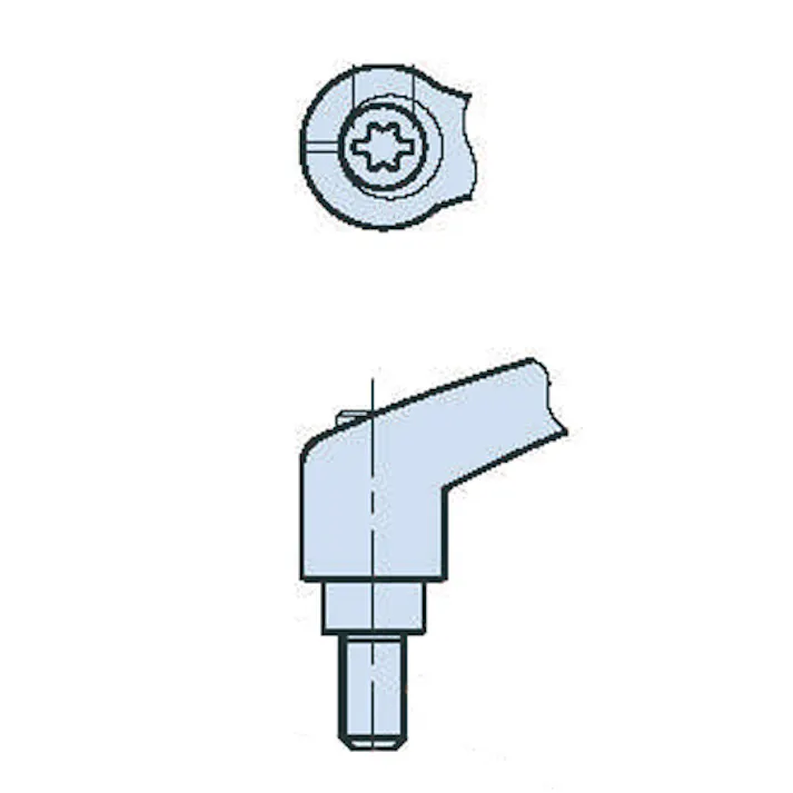 イマオコーポレーション M12x70mm 雄ねじクランプレバー(シルバー) EA948C-146 4518340091436(CDC)【別送品】