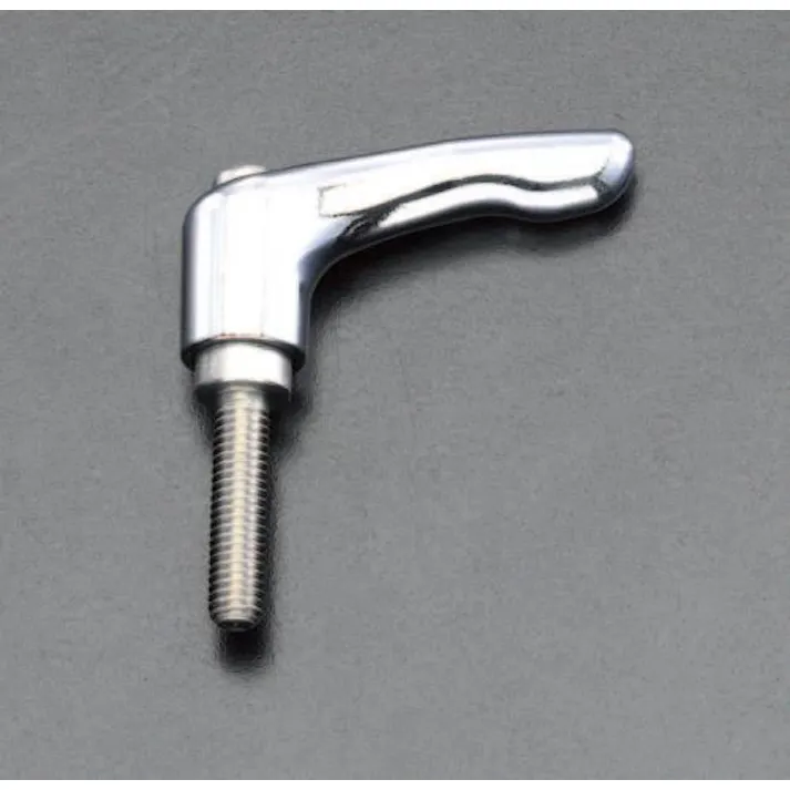 イマオコーポレーション M6 x20mm 雄ねじクランプレバー(ステンレスネジ/クローム) EA948CD-113 4518340093942(CDC)【別送品】