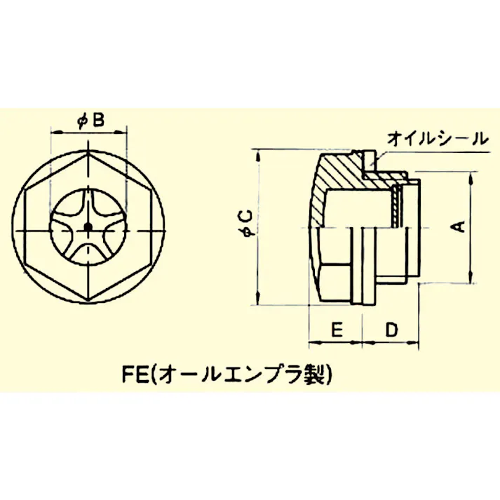 イマオコーポレーション オイルウィンドウ(スター型) G3/4” EA949CX-44 4518340095533【別送品】