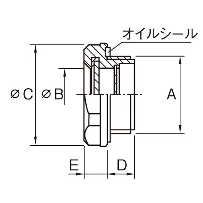 イマオコーポレーション オイルウィンドウ(スター型) G1・1/4” EA949CX-55 4518340096745【別送品】