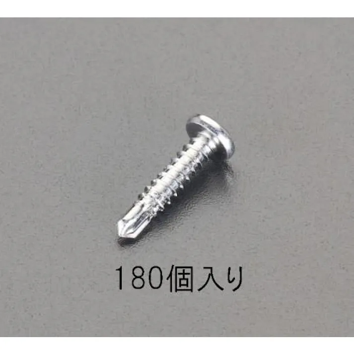 ESCO 4x13mm 鍋頭ピアスビス(三価クロメート/180本) EA949EP-413N 4518340107786(CDC)【別送品】