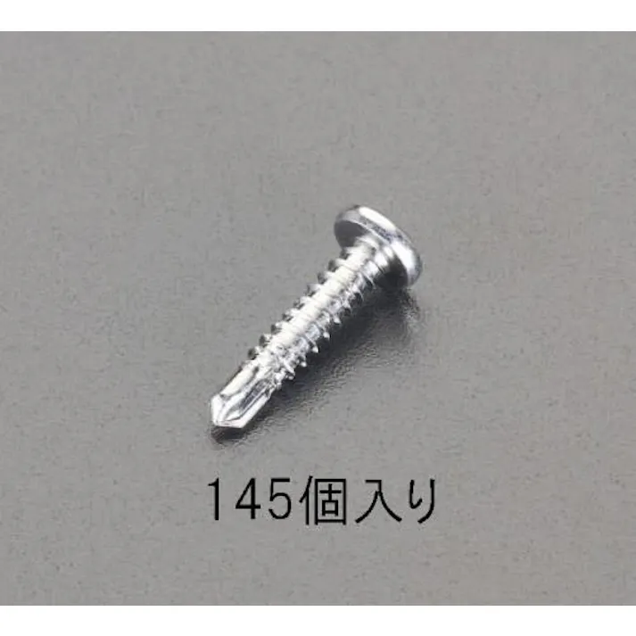 ESCO 4x16mm 鍋頭ピアスビス(三価クロメート/145本) EA949EP-416N 4518340107809(CDC)【別送品】